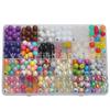 Cuentas Acrílicas de Color Sólido al por Mayor 6/8/10/12 mm Material para Bisutería por Libra Color Caramelo Cuentas Sueltas Cuentas Redondas Lisas