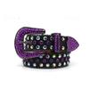 Directo de fábrica estilo europeo y americano diseñador hombres y mujeres con estilo de personalidad de tendencia de moda punk cinturón de aleación con pedrería