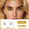 Pegatinas de Tatuaje para Ojos con Foil Dorado Estilo Europeo y Americano Impermeables Resistentes al Sudor de Larga Duración Temporales Maquillaje para Fiestas Pegatinas de Maquillaje Estilo Ins Transfronterizo