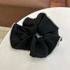 Joyería Coreana Nicho Elegante Retro Traje Material Adorno Anillo para Cabello Intestino Grueso Versátil Color Puro Tela Cuerda para Cabello Diadema para Mujeres