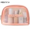 Advanced Sense Bolsa de cosméticos de camada dupla Bolsa de cosméticos portátil para mulheres Bolsa de higiene pessoal de grande capacidade Bolsa de banho à prova d'água Lote