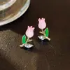 Nuevos Pendientes de Perla con Forma de Diamante Elegantes para Mujer 2026, Pendientes Versátiles de Nicho de Gama Alta con Temperamento Único, Venta al por Mayor