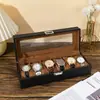 Vitrina Transfronteriza para 6-12 Niñas, Relojes Coleccionables de PU, Uso Doméstico, Gama Alta, Exquisita, Portátil