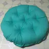 Funda de Cojín Redonda para Taburete de Color Sólido Tela Funda de Cojín para Taburete Alto Silla Tatami Barra Mostrador Banda Elástica Funda de Cojín Integrada