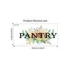 Banheiro Banheiro lavanderia casa Inglês logotipo porta adesivo transfronteiriço removível adesivo de parede decorativo PH2670