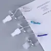 Fabricante Transfronteiriço 60ml Frasco com Mosquetão Invertido Formato de Coração Formato de Folha Frasco de Álcool em Gel para Mãos Sem Enxágue Portátil de Plástico