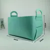 Cesta de Almacenamiento Plegable de Fieltro Transfronteriza Cesta de Almacenamiento para el Hogar Cesta de Almacenamiento para Ropa Sucia Bolsa de Almacenamiento para Libros y Juguetes