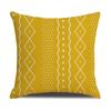 Funda de almohada Amazon Nordic Home Decor Letra geométrica Funda para cojín de sofá Cojín de oficina Extraíble y lavable