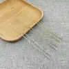 Pin de Soldadura en Forma de U de Cobre Puro Pasador Pequeño DIY Estilo Antiguo Accesorio para el Cabello Hanfu Pasador de Pelo Color de Galvanoplastia Pasador que Conserva el Color Adorno Floral para el Cabello Pasador Lateral