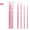Set de Pinceles Digitales para Pintura al Óleo Transfronterizo Pelo de Nylon Pluma Profesional para Acuarela Especial para Estudiantes de Arte Pintura Cabeza Redonda Cabeza Plana