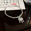 Nuevo Estilo Chino Nudo de Bambú Antiguo Candado de Paz Tarjeta de Bendición Chica Fresca y Suave Pulsera Collar Regalo de Cumpleaños para Niña Tendencia