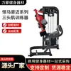 Equipamento de Fitness Equipamento de Academia Hammer Strength Máquina com Carga de Placas Levantamento Vertical de Ombros Treinador de Core Uso Doméstico Hammer Strength