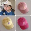 Gorras Ins Coreanas para Niños Primavera y Otoño Letra Gorras de Béisbol para Niñas Visera Elegante Protección Solar Gorras de Béisbol para Niños Modernas