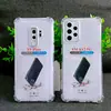 Para funda de teléfono móvil SAM Samsung A30/A20 de 1.5 mm de grosor, con airbag, anticaídas, material TPU transparente, cubierta transparente de agua