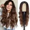 Peluca nueva para mujer de Amazon, peluca europea y americana, peluca para mujer, multicolor, de longitud media, cabello rizado, fibra química, tocado.