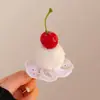Accesorios para el Cabello Dulces y Lindos para Niños Fiesta de Cumpleaños Pastel Cereza Diadema Sombrero Salida Fiesta Foto Pasador Al por Mayor