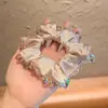 Lazo de Satén de Cristal Resistente Dulce y Exquisito para el Cabello para Mujeres, Cuerda de Cabello de Alta Gama, Accesorio para el Cabello de Banda de Bola de Alta Elasticidad