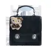 Bolso Casual Casual Diseño de Nicho Estilo Coreano Ins Bolso de Hombro 2025 Moda Femenina Tendencia Viajero Mochila con Estampado de Leopardo