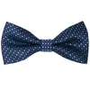 Gravata borboleta jacquard de poliéster masculina Noivo Festa de Casamento Roupa Formal de Negócios Gravata borboleta masculina Atacado em estoque