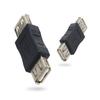 2.0 USB fêmea-para-fêmea adaptador de computador de alta velocidade usb dupla fêmea cabeça reta USB dupla interface fêmea
