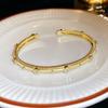 Pulsera Geométrica Abierta Incrustada con Diamantes, Lujo Ligero, Gama Alta, Pulsera de Moda Personalizada, Elegante, Simple y Versátil para Mujer