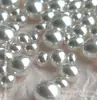 Contas imitação de pérola de alta qualidade, em formato de ovo e perfuradas, para artesanato DIY, confecção de joias e criação de pulseiras e colares feitos à mão.
