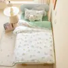 Funda Nórdica Infantil Pieza Única 100% Algodón Puro Guardería Niña Dibujos Animados Siesta 120x150 Funda Nórdica para Bebé Funda de Ropa de Cama