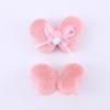 Mariposa de Tela Accesorios Hechos a Mano DIY Pinzas para el Cabello y Adornos para el Cabello, Accesorios de Felpa Multicolor, Pinzas Laterales de Dibujos Animados para Niñas, Venta al por Mayor