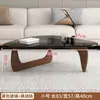 Mesa de centro de cristal, sala de estar, apartamento pequeño, moderno, minimalista, lujo ligero, mesa pequeña, creativa, mesa de centro de moda