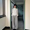 Chamarra sudadera de cuello alto con lunares blancos estilo coreano para mujer, nuevo modelo otoño 2026, corte ajustado, ceñida a la cintura, cárdigan corto con cremallera