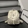 Mochila Casual Linda de Color Sólido Elegante y Sencilla para el Trabajo, Compras, Diseño con Personalidad, Estilo Cubo, Doble Hombro