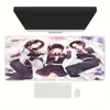 Mouse Pad de Jogo de E-Sports Bidimensional de Personagem de Anime Grande de Alta Qualidade Espessado e Resistente a Manchas Teclado de Computador Pad de Mesa