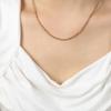 Collar de cadena O colorida de acero de titanio personalizado para combinar con todo temperamento, diseño nicho, pulsera, traje de joyería de la Reina Madre para mujer