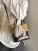 Bolsa de Ombro Casual Retro Simples Moda Nova Elegante Bolsa Transversal Tendência Outono/Inverno 2025 Bolsa Saco Feminina
