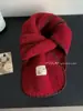 Colección de Bufandas de Navidad y Año Nuevo Bufanda Roja para Mujer Invierno Iluminadora Estudiante Cálido Calentador de Cuello de Año Nuevo Regalo para Pareja Transfronterizo