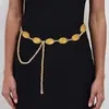 Cadena para la Cintura para Mujer, Cadena Metálica Decorativa para Vestidos, Cadena Vintage para Pantalones con Cinturón Delgado Plateado, Faja Moldeadora para Vestidos