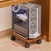 Soporte para torre de computadora para uso doméstico, base móvil para gabinete de escritorio con ruedas, estante de almacenamiento, bandeja para debajo del escritorio de oficina