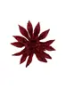 Verdor de Celebración Navideña con Flores Navideñas Huecas, Adornos de Corona de Árbol de Navidad, Decoraciones Colgantes, Fabricante Transfronterizo