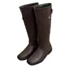 Botas de montar de tacón alto de pierna ancha, nuevo estilo para otoño e invierno, para mujeres menudas, botas largas hasta la rodilla