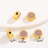 Estilo Chino Tradicional Dorado Esmaltado Aleación Flor de Cuatro Pétalos Espaciadores Cuentas DIY Pulsera Collar Accesorios de Joyería