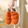 Pantuflas de Algodón de Otoño e Invierno para Mujer, Bolsas de Invierno y para el Hogar para Parejas, para Interior, de Piso, de Plumón, Zapatos de Algodón con Forro Polar para Hombre en Invierno