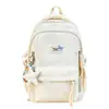 Mochila casual de cuadros estilo japonés para estudiantes de secundaria y preparatoria, versátil y linda, adecuada para la escuela y los viajes