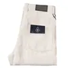 Pantalones Casuales Holgados de Lino 100% Puro, Transpirables y Cómodos, de Cinco Bolsillos para Hombre, Lino Delgado de Verano