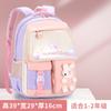 Nueva Mochila Escolar 2022 para Estudiantes de Primaria Niñas Cinturón Rosa Conejo Blanco Mochila Ultraligera para Niñas y Estudiantes de Secundaria y Niños