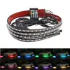 Modificación de luz LED para chasis de coche, luz de ambiente RGB colorida controlada por voz, luz de ambiente con aplicación Bluetooth, barra de luz decorativa, Universal