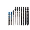 Conjunto de Lâminas para Serra Tico-Tico Marcenaria Lâminas de Serra para Alumínio Dente Fino Dente Grosso Retas Lâminas para Serra Recíproca Lâmina de Motosserra Corte