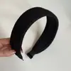 Diadema de Oreja de Trigo Tejida Estilo Americano para Niña, Pinza para el Cabello de Color Sólido de Hilo Grueso, Diadema con Sentido del Diseño, Accesorio para el Cabello
