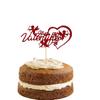 Dia dos Namorados Cupido Cartão Criativo Confissão de Amor Decoração Plug-in Conjunto de Cartões para Bolo de Aniversário Fabricante Atacado