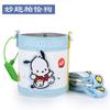 Taza de oso serie divertida, accesorios originales, taza termo doble para bebidas, tapa original a prueba de fugas, taza con pajita, venta al por mayor