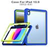 Para iPad 10th 10.9 cor TPU acrílico quatro cantos anti-queda shell plano Air5 Pro11 hard shell